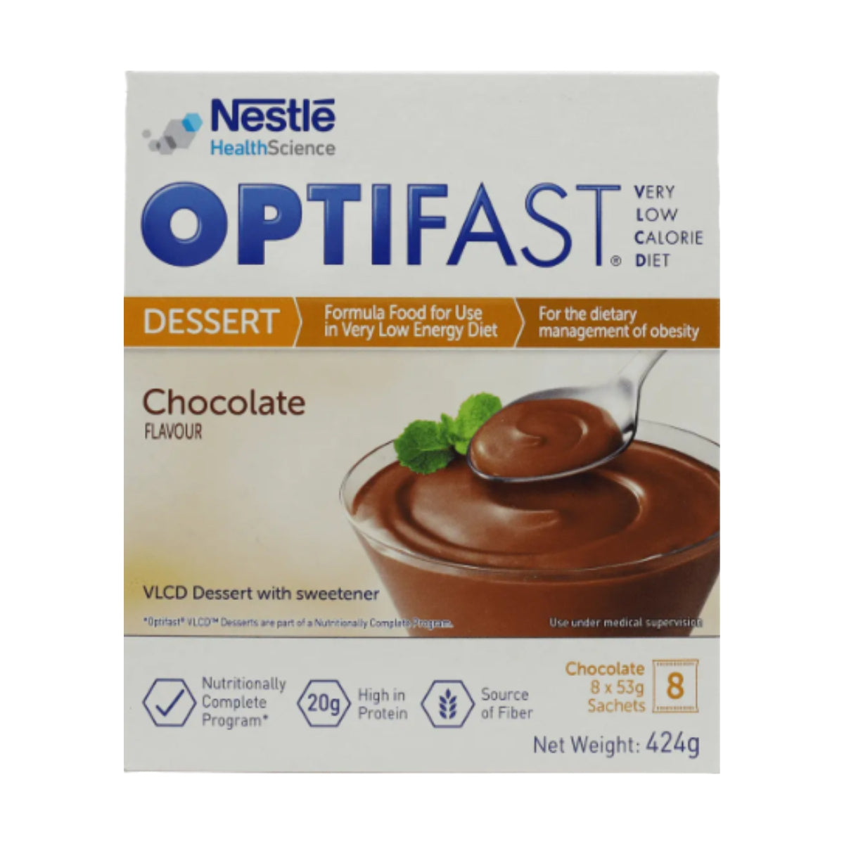 Optifast Very Low Calorie Diet Dessert Chocolate Flavor 424g